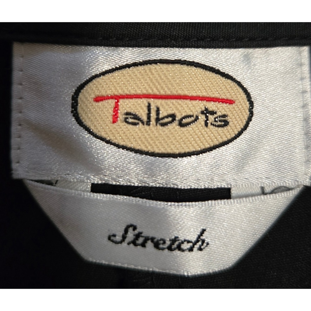Talbots Black Sailor Button Stretch Cotton Capri's‎ Women's Sz 20 Nautical - Picture 6 of 8